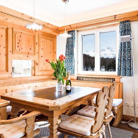 Spacious Apartment With Fantastic Alpine Panorama São Moritz Exterior foto