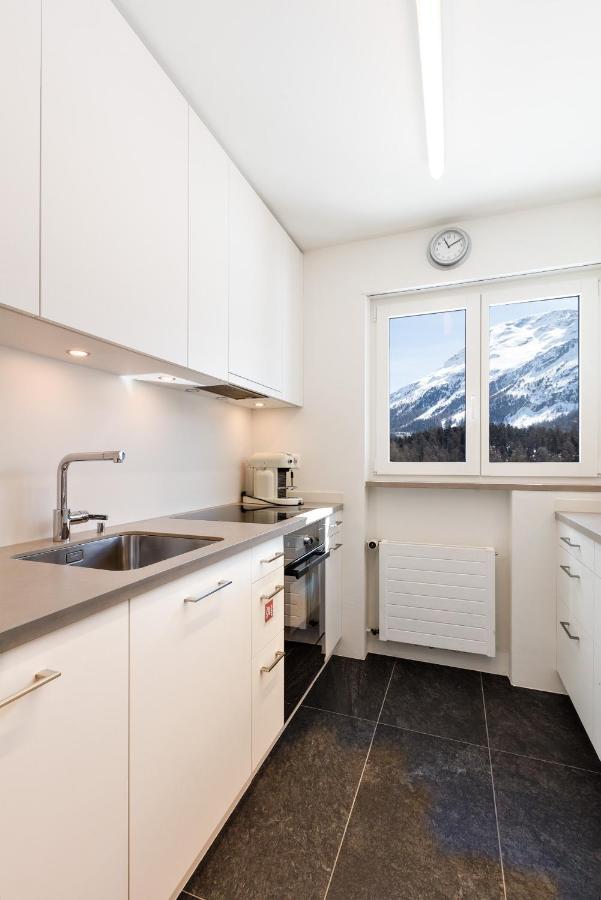 Spacious Apartment With Fantastic Alpine Panorama São Moritz Exterior foto