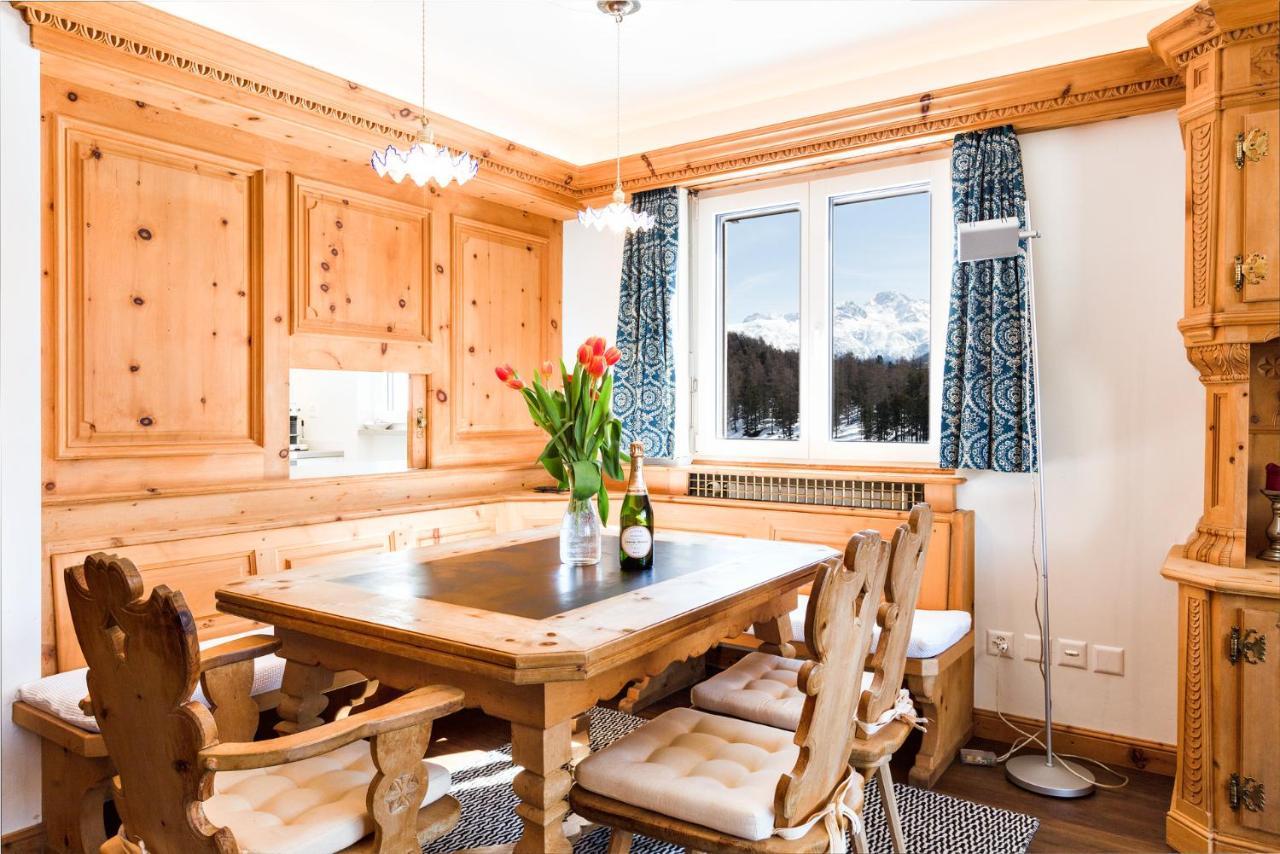 Spacious Apartment With Fantastic Alpine Panorama São Moritz Exterior foto